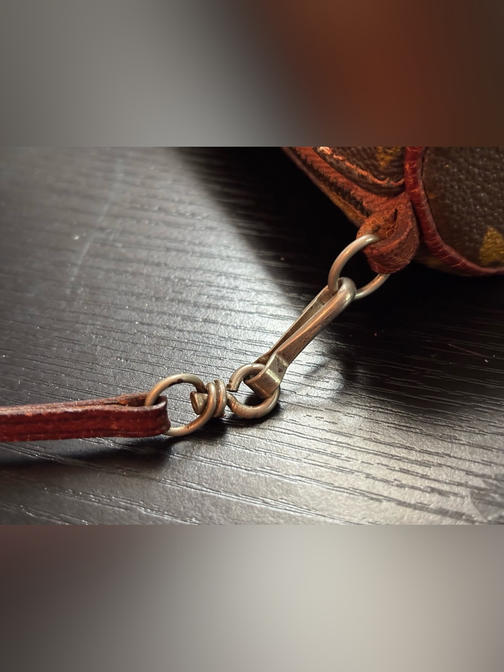 Rare Vintage 1970s Louis Vuitton Monogram Mini Papillon Pouch - Picture 10 of 12